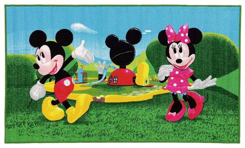 Ideale per Bambini! Misura 80x140cm Tappeto Disney Action Line Winnie The Pooh e Tigro M.Service S.r.l 